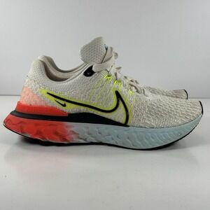 Nike React Infinity Run FK 3 Volt DX3351-100 Running‎ Shoe Women's Size 6.5